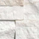 XL Rockmount Arabescato Venato 9"x18" Natural Marble Ledger Corner Wall Tile - MSI Collection