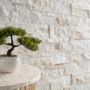 XL Rockmount Arabescato Venato 9"x24" Natural Stacked Stone Ledger Panel Wall Tile - MSI Collection