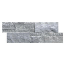 Gray stone tiles on a white background