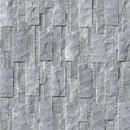 Pattern of gray stone tiles arranged in a grid