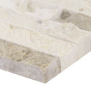 Rockmount Colorado Cream 6"x24" Marble Splitface Ledger Panel for Wall product shot profile view