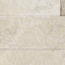 Rockmount Colorado Cream 6"x24" Marble Splitface Ledger Panel for Wall product shot wall view 2