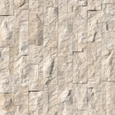 Pattern of stone tiles with a neutral color palette