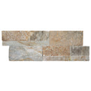XL ROCKMOUNT Golden Honey 9"x24" Splitface Ledger Panel Quartzite Wall Tile - MSI Collection panel view