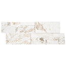 XL ROCKMOUNT Royal White 9"x24" Splitface Ledger Panel Quartzite Wall Tile - MSI Collection ledger panel vew