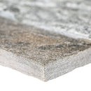 XL ROCKMOUNT Sierra Blue 9"x24" Splitface Ledger Panel Quartzite Wall Tile - MSI Collection edge view