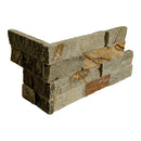 Rockmount Sunset Silver Splitface Ledger Corner 6"x18" Natural Quartzite Wall Tile - MSI Collection