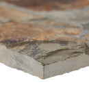 XL ROCKMOUNT California Gold 9"x24" Splitface Ledger Panel Slate Wall Tile - MSI Collection edge view
