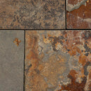 XL ROCKMOUNT California Gold 9"x24" Splitface Ledger Panel Slate Wall Tile - MSI Collection closeup view