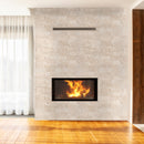 XL ROCKMOUNT Roman Beige 9"x24" Splitface Ledger Panel Travertine Wall Tile - MSI Collection panel wall view 2