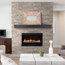 XL ROCKMOUNT Silver 9"x24" Splitface Ledger Panel Travertine Wall Tile - MSI Collection living room view 2