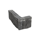 Gray concrete block on a white background