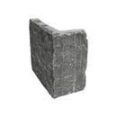 Gray stone block on a white background