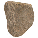 Brown stone block on a white background