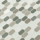 Lascari picket 11.63X12 glass stone mesh mounted mosaic tile SMOT-SGLSPK-LAS8MM product shot multiple tiles angle view