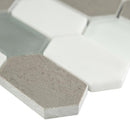 Lascari picket 11.63X12 glass stone mesh mounted mosaic tile SMOT-SGLSPK-LAS8MM product shot profile view