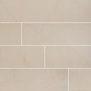 Living style cream 18x36 glazed porcelain floor and wall tile msi collection NLIVSTYCRE1836 product shot multiple tiles top view
