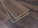 SPC Vinyl Rigid Core 7" Width 60" RL, 8mm Thick, 2mm IXPE Loft Umber, Bellator - Mazzia Collection edge plank view