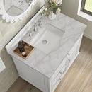James Martin Lorelai 36" Single Bathroom Vanity, Bright White
