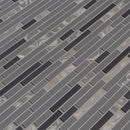 Lorena Grigio Interlocking Mesh-Mounted Mosaic Tile 11.88"x13.75" Glass Stone -MSI Collection