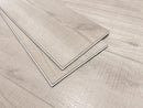 SPC Vinyl Rigid Core 9" Width 60" RL, 7mm Thick, 1.5mm IXPE Lucent Moon Zephyr Floors - Mazzia Collection Product shoot tile edge view