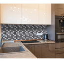 Luna Sky Marble 2"x2" Mixed Finish on 12" x 12" Mesh Mosaic Tile