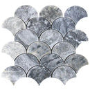 Luna Sky Marble Laguna on 12" x 12" Mesh Mosaic Tile