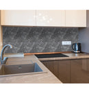 Luna Sky Marble Leaf on 12" x 12" Mesh Mosaic Tile