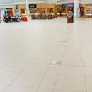 Luxe crema polished porcelain floor and wall tile liberty us collection LUSIRP2424008 product shot lobby area view