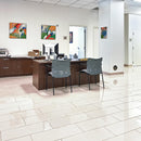 Luxe perla polished porcelain floor and wall tile liberty us collection LUSIRP2424014 product shot office view
