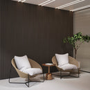 Luxury Smoked Walnut Acoustic Solid Wood Slat Wall Panels ( 2 Panels Per Box）