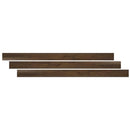 Luxury Vinyl Flush Stairnose Molding 3:4 in.x2 3/4 in.x94 in.-VTTHAWTHO-FSN 3planks top-view