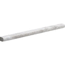 Silver Skyes 1/2"x12" Polished Pencil Liner Marble Moldings view