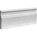 Clear Ice Polished 5 1/16"x12" Modern Base Marble Moldings