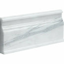 Calacatta Gold Modena 5 1/16"x12" Polished Modern Base Marble Moldings Tile product shot tile view