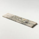 Calacatta Green Honed 6"x24" Nation Trim Marble angle view