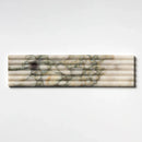 Calacatta Green Honed 6"x24" Nation Trim Marble profile view
