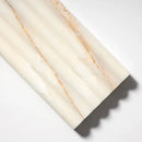 Calacatta Amber 6"x24" Honed Flute Trim Marble Tile angle view