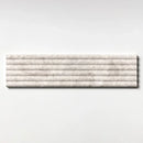 Silver Shadow Honed 6"x24" Flute Trim Marble Tile product shot multi tile view 2