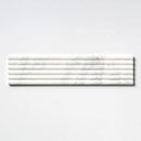 Calacatta Renaissance Honed Marble Fluted Accent Tiles