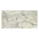 Calacatta Renaissance Honed Marble Fluted Accent Tiles