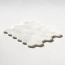 Glacier Honed  10 3/8"x12" Hexagon Marble Mosaic Product shot tile view