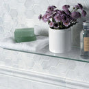 Glacier Honed 2"x12" Andorra Marble Moldings Product shot profile view 2 