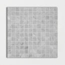 Cararra Honed 12"x12" Marble 1"x1"Mosaic Tile product shot tile view