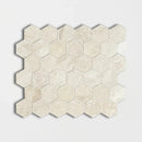 Royal & Paradise Polished 12"x12" Basket Weave Marble Mosaic Tile product shot tile view 