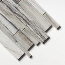 Verona Polished 11"x17" Slides Marble Mosaic edge view