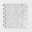 Lonte Rock Face 12 5/8"x12 5/8" Marble 1x2 Mosaic Tile product shot tile view