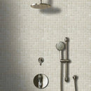 Royal Tumbled 12"x12" Marble 1"x1" Mosaic Tile bathroom view