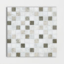 Massa Honed 12"x12" 1x1 Marble Mosaic Product shot tile view 2