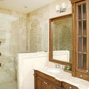 Royal Polished 12"x12" Lattice Marble Mosaic Tile product shot bath view 2